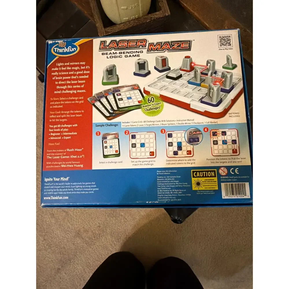 Laser Maze Beam Bending Logic Game Thinkfun Family Game Night STEM Learning Game